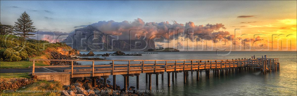 Peter Bellingham Photography Sunset - Lord Howe Island Jetty - NSW (PBH4 00 11734)